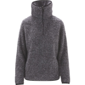 Crane Ladies Black Plush Fleece