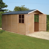 Wickes  Shire 7 x 13 ft Double Door Timber Shiplap Apex Shed