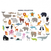 Wickes  ohpopsi Animal Collection Wall Mural - L 3m (W) x 2.4m (H)