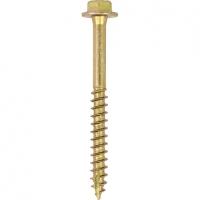 Wickes  Solo Coach Screw - Yellow 8.0 x 100mm Pack of 50