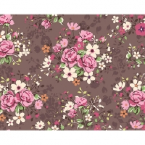 ohpopsi Illustration of Rose Bouquets Wall Mural - L 3m (W)  £60.00
