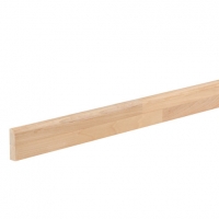 Wickes  Wickes Solid Wood Worktop Upstand - Solid Beech 70 x 12mm x 