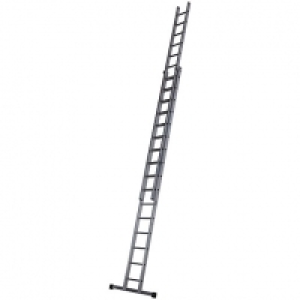 Wickes  Werner Professional 8.6m 2 Section Aluminium Extension Ladde