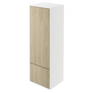 Wickes Eli White Matt & Oak Wall Hung Tall Tower Unit - 400  £366.00