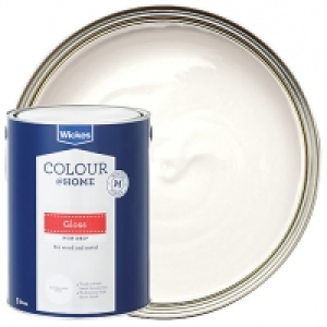 Wickes Colour @ Home Non-Drip Gloss Paint - Pure Brilliant W &pound;30.00