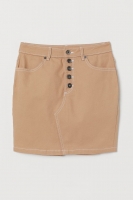 HM   Short twill skirt