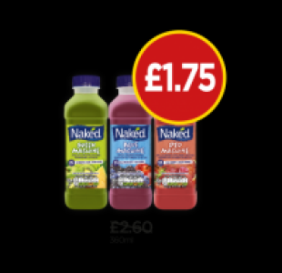 Naked Blue, Green, Red Machine Smoothie