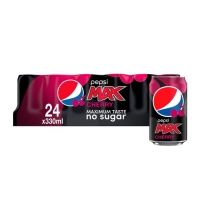 Tesco  Pepsi Max Cherry Cans 24 X 330Ml