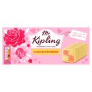 Mr Kipling Mini Battenberg Cakes £1.00