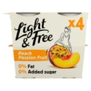 Light & Free Peach & Passion fruit Yogurt  £1.25