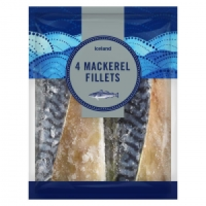 Iceland 4 Mackerel Fillets 400g £4.00