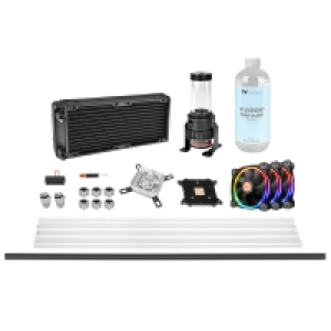 Overclockers Thermaltake ThermalTake Pacific M240 D5 Hard Tube Water Cooling Kit - 24