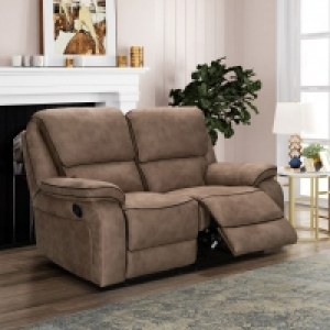Monaco 2 Seater Recliner Brown