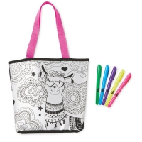 Aldi  Grafix Llama Colour Your Own Bag
