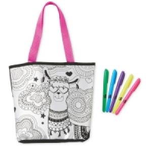 Grafix Llama Colour Your Own Bag