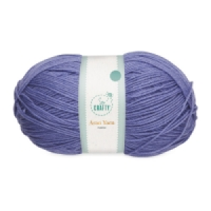 Aldi  So Crafty Aran Yarn Purple