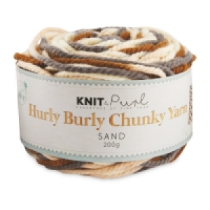 Aldi  Sand Hurly Burly Chunky Yarn