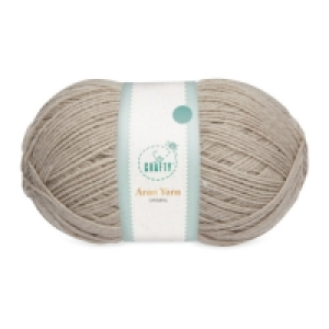 Aldi  So Crafty Oatmeal Aran Yarn