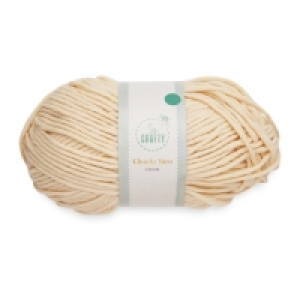 So Crafty Cream Chunky Yarn