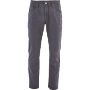 Mens Grey Stretch Jeans 33 Inch Leg