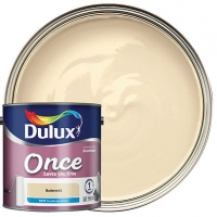 Wickes  Dulux - Buttermilk - Once Matt Emulsion Paint 2.5L