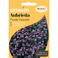 Wickes  Unwins Purple Cascade Aubrietia Seeds