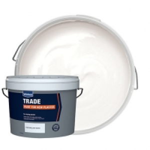 Wickes Trade Emulsion Paint for New Plaster - Brilliant Whit &pound;24.00