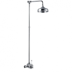 Wickes Hamilton Thermostatic Mixer Shower Kit - White/Chrome &pound;135.00