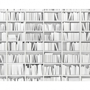 ohpopsi Library Bookshelf Wall Mural - L 3m (W) x 2.4m (H) £60.00