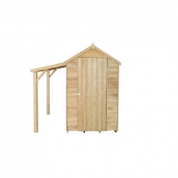 Wickes  Forest Garden 6 x 4 ft Apex Overlap Pressure Treated Shed wi