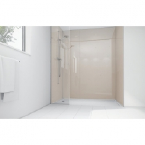Mermaid Latte Acrylic 2 Sided Shower Panel Kit 1700mm x 900m £1,071.00