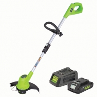 Wickes  Greenworks G24LT30 Trimmer with 2AH Battery & Charger