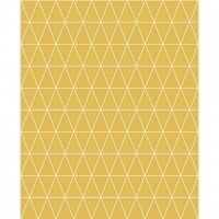 Wickes  Superfresco Easy Triangolin Mustard Yellow Geometric Design 
