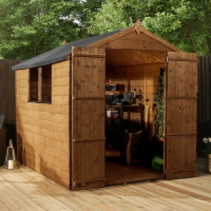 Mercia 8 X 6 Ft Pressure Treated Shiplap Apex Shed with Asse £600.00