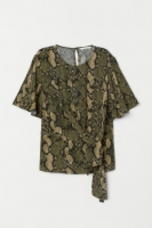 HM   Tie-detail blouse