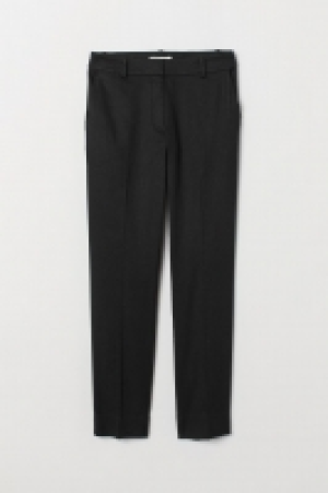 HM   Linen-blend cigarette trousers