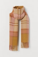 HM   Checked wool scarf