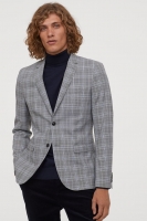 HM   Checked jacket Skinny Fit