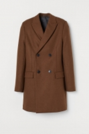 HM   Double-breasted wool-mix coat