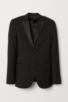 HM   Wool tuxedo jacket Skinny Fit