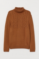 HM   Knitted polo-neck jumper