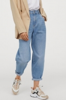 HM   Tapered High Jeans