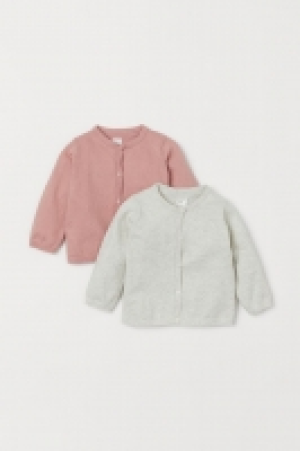 HM   2-pack cotton cardigans