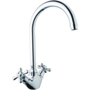 Wickes Yapen Mono Mixer Kitchen Sink Tap Chrome
