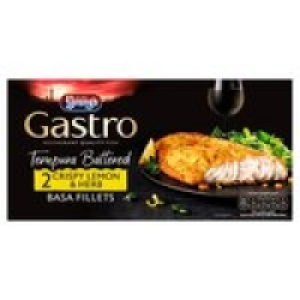 Youngs Gastro Tempura Battered 2 Lemon & Herb Basa Fillets £2.50