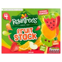 Iceland  Rowntrees Fruit Stack 4 x 70ml