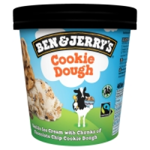 Ben & Jerrys Cookie Dough Ice Cream 465 ml £3.00