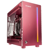 Overclockers Zalman Zalman Z-Machine 300 Aluminium Mini-ITX Case - Pink Window