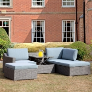 JTF  Suntime Cayo Coco Garden Sofa Sunlounger Set