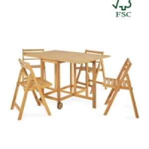 Aldi  Wooden Balcony Set